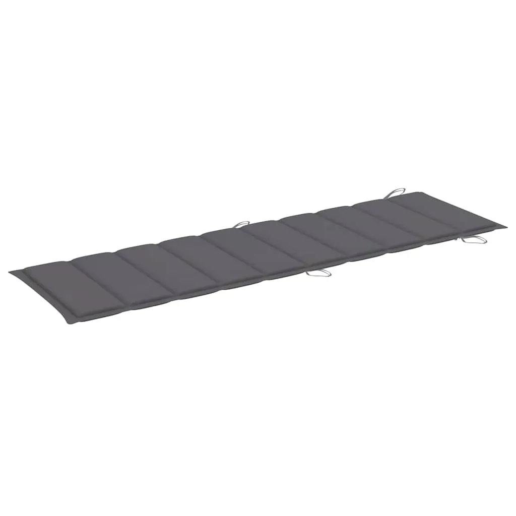 Garden Sun Lounger with Cushion Solid Wood Acacia Price
