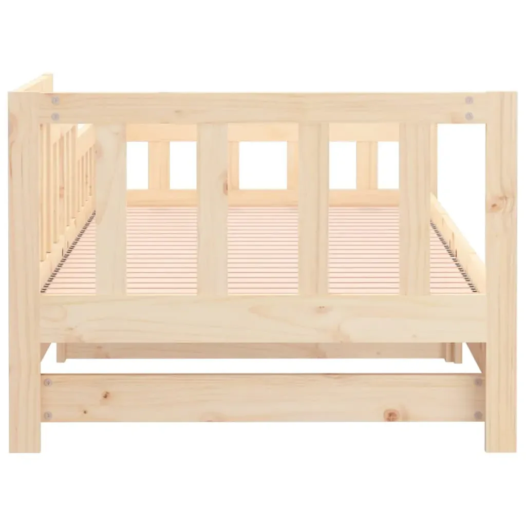 Buckhurst Pull-out Day Bed 2x(90x190) cm Solid Wood Pine Price