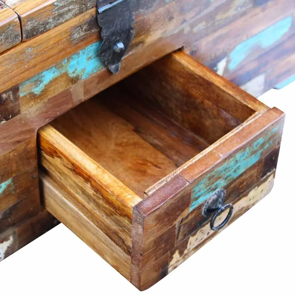 Coffee Table Box Chest Solid Reclaimed Wood 80x40x35 cm Price