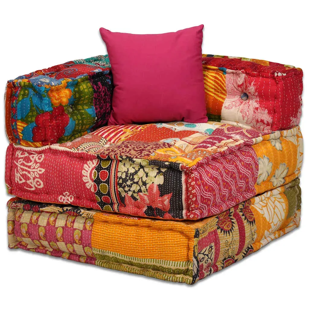 Deerfield 4-Seater Modular Pouffe Fabric Price