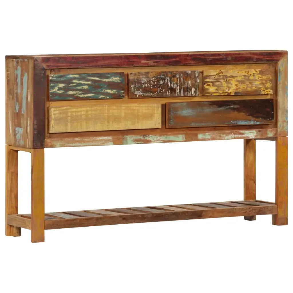 Sideboard 120x30x75 cm Solid Reclaimed Wood Price