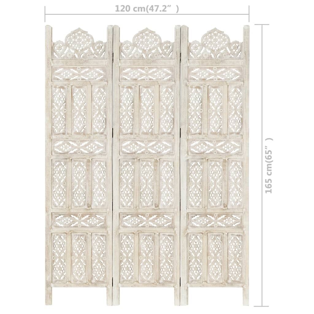 Puyallup Hand carved Room Divider 120x165 cm Solid Mango Wood Price