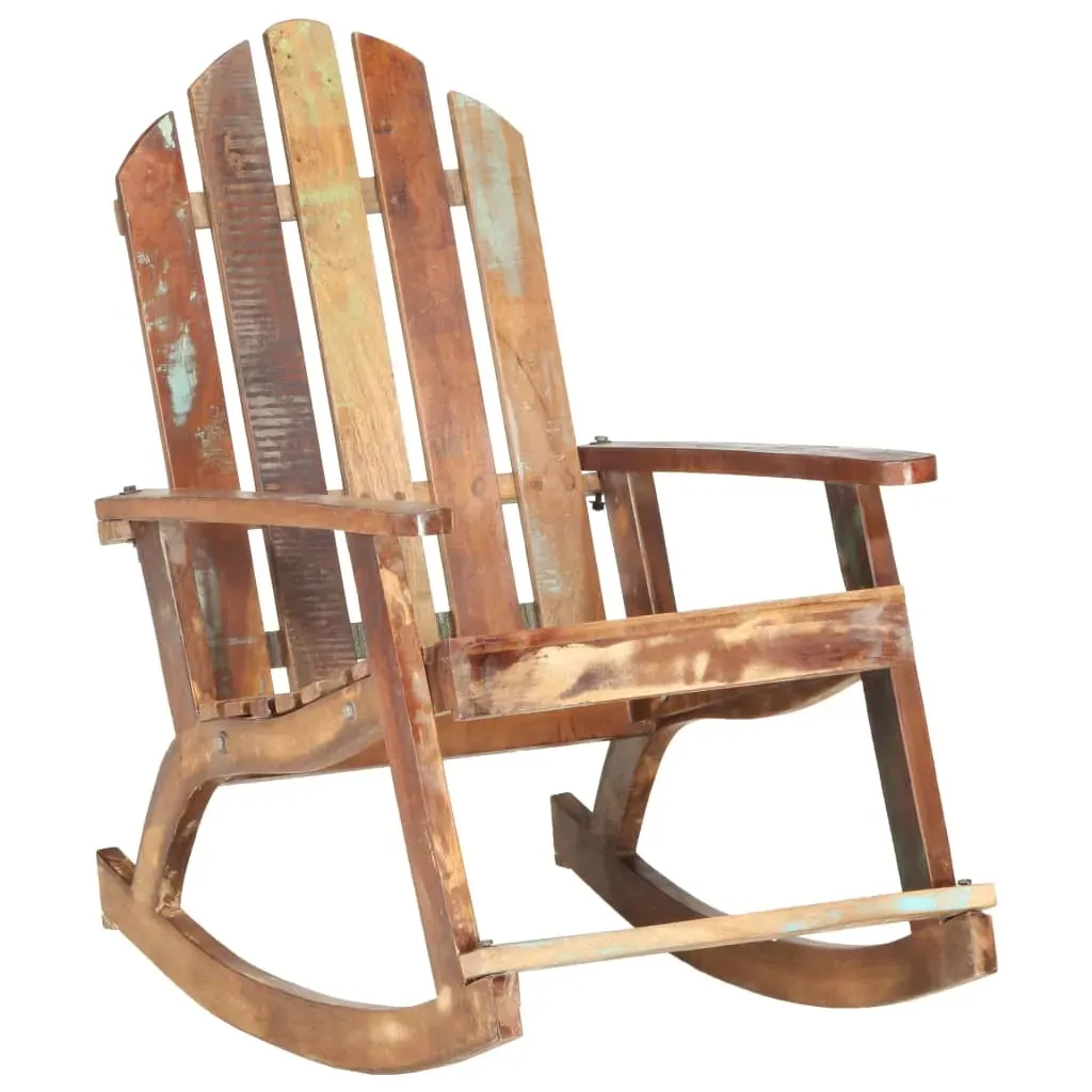 Garden Rocking Chair Solid Reclaimed Wood Price