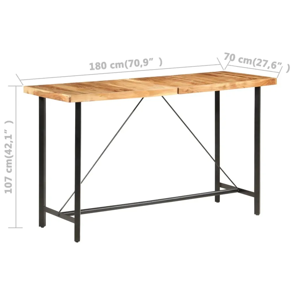 9 Piece Bar Set Solid Wood Price