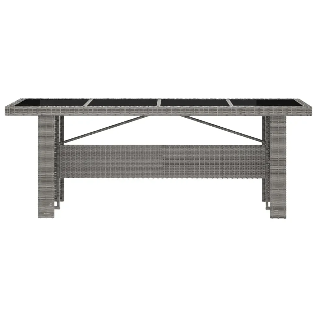 Outdoor Dining Set with Cushions Poly Rattan Price
