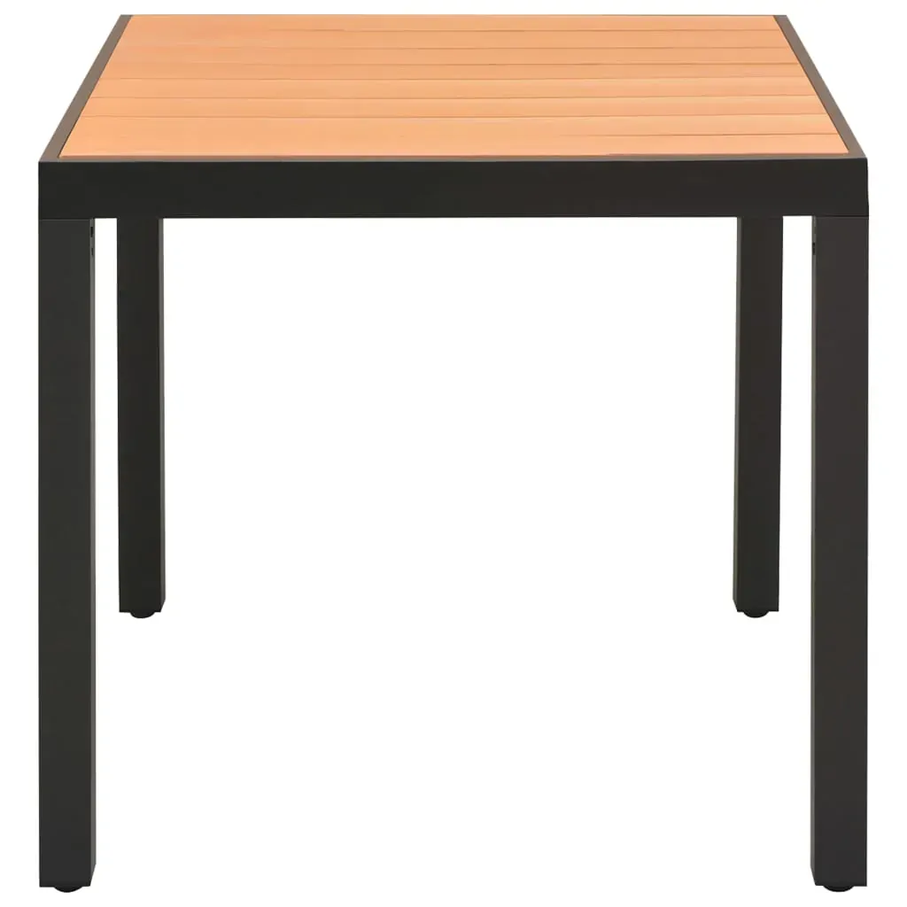 Garden Dining Set Black and Brown Price