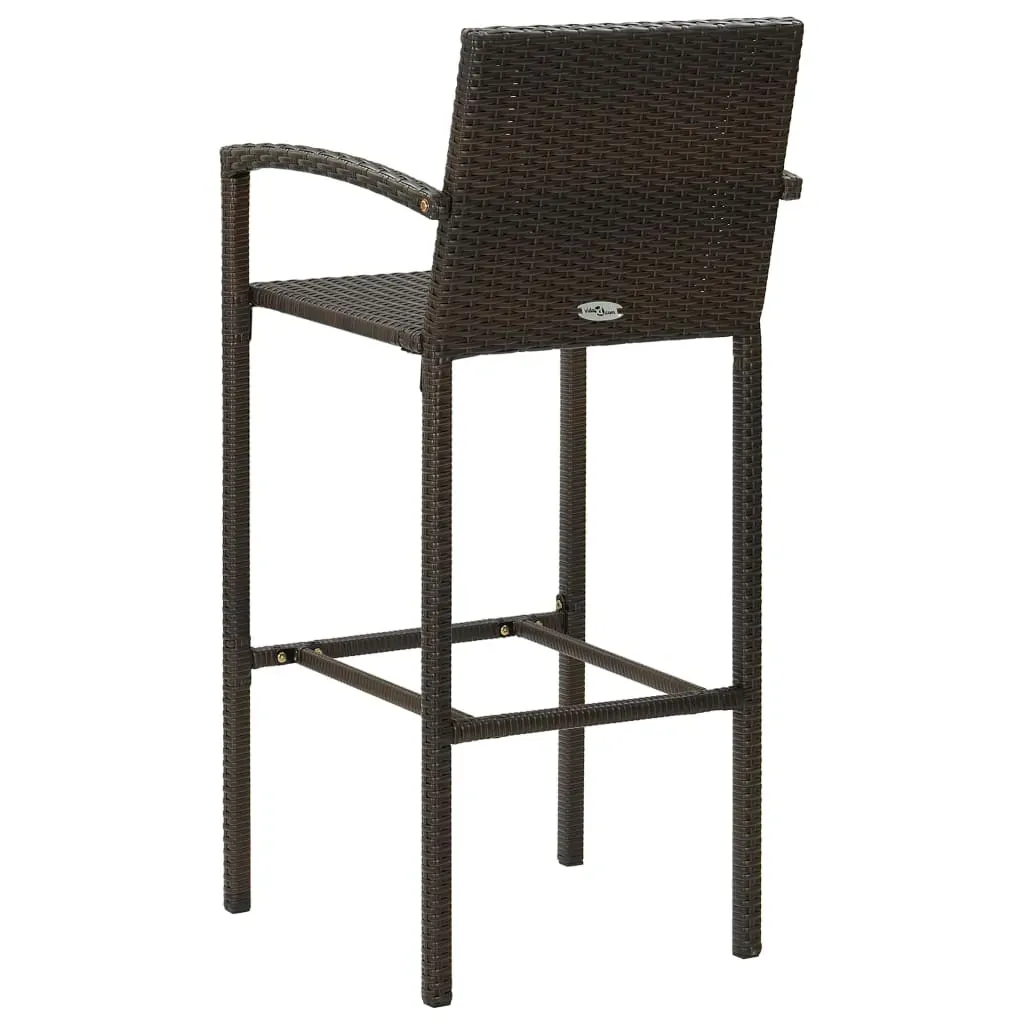 Garden Bar Set Poly Rattan Price