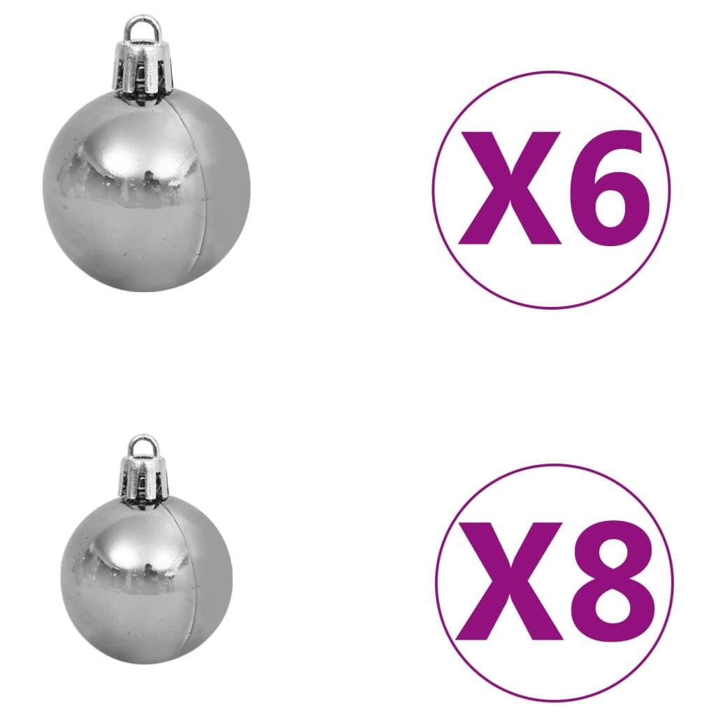 Slim Christmas Tree with LEDs&Ball Set Price