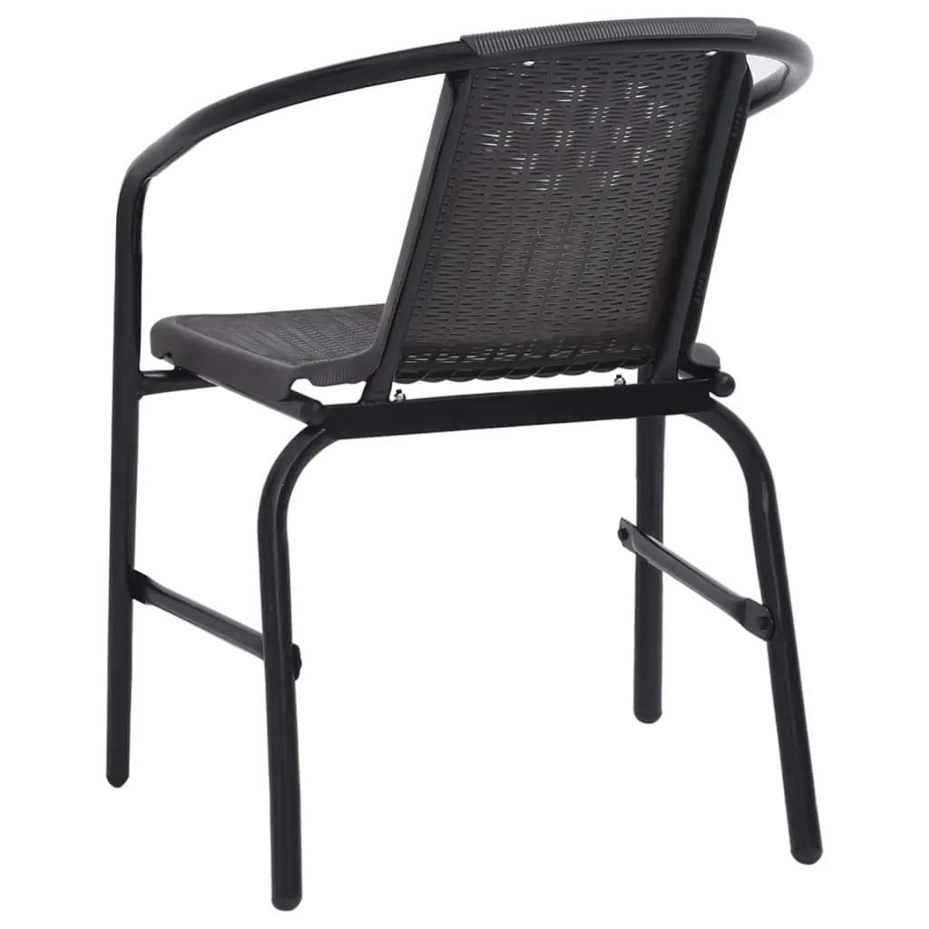 Garden Dining Set Black Price