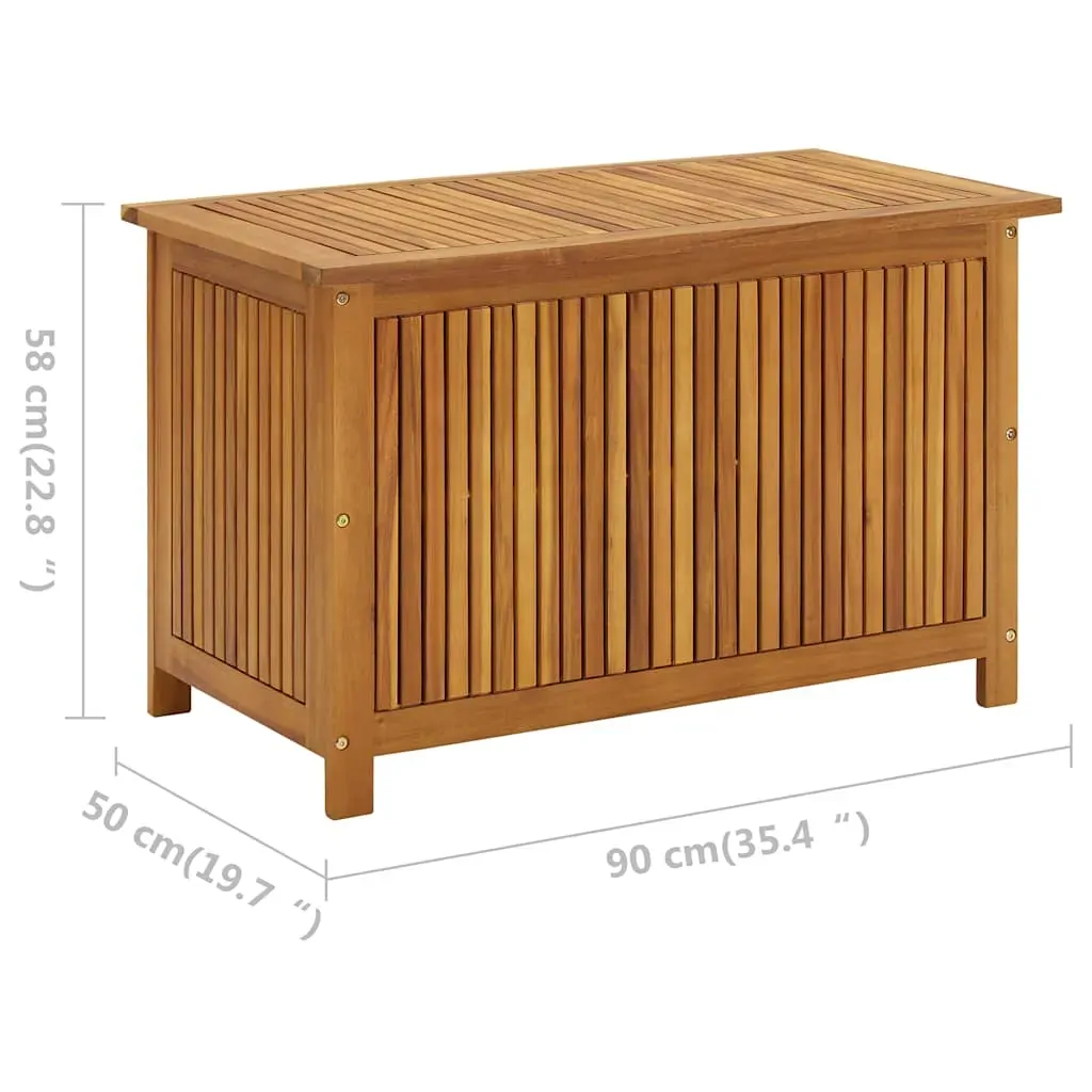 Garden Storage Box Solid Acacia Wood Price