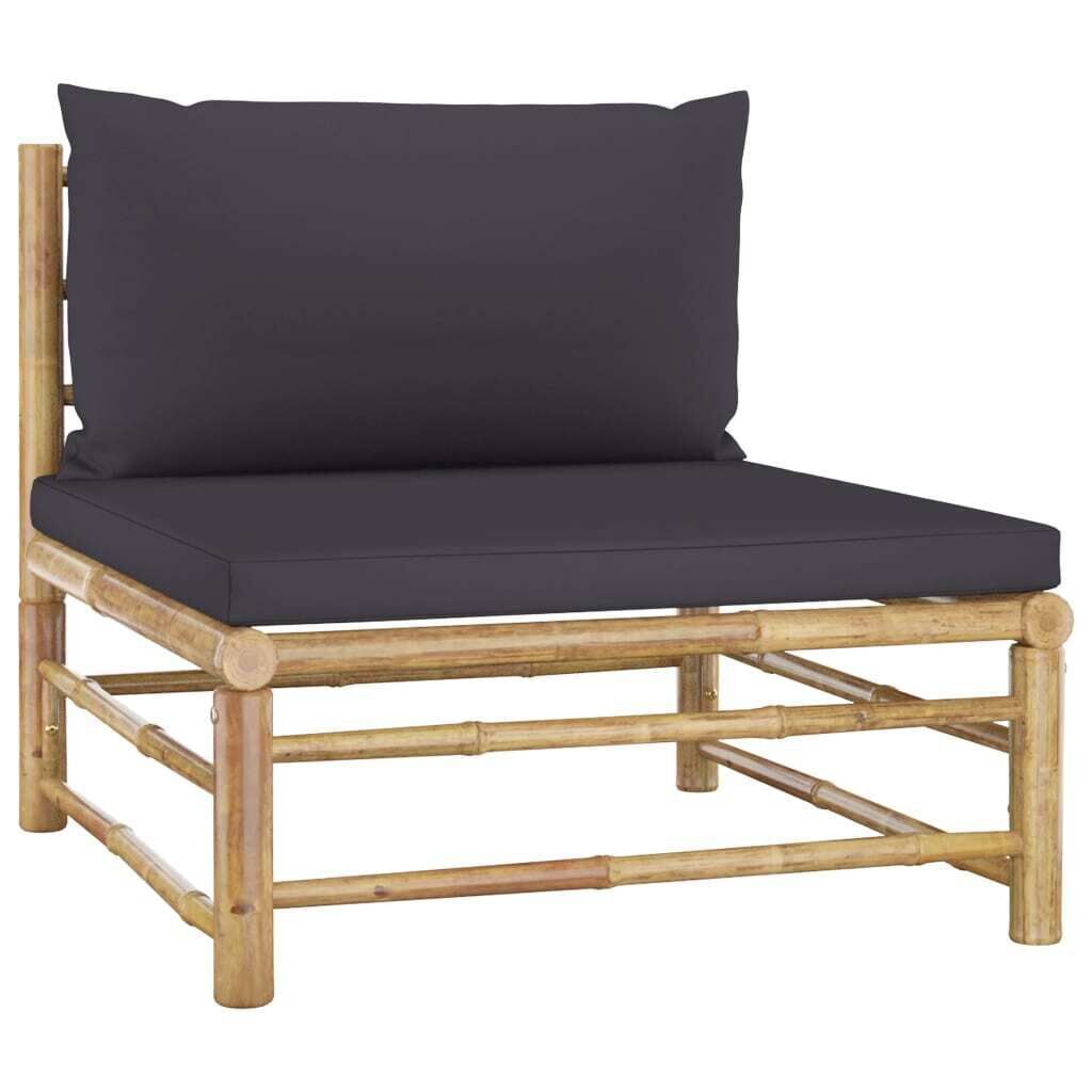 Garden Lounge Set with Cushions Bamboo Price