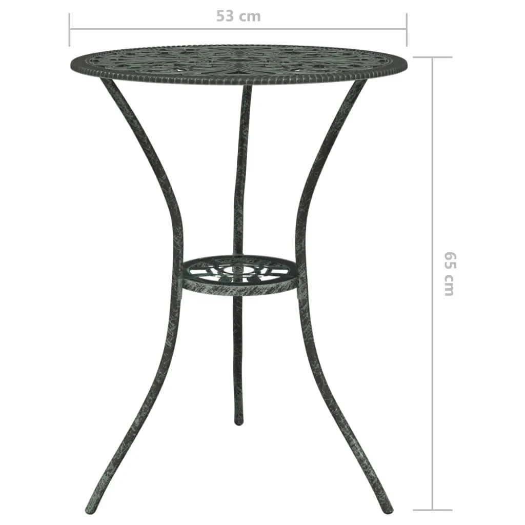 3 Piece Bistro Set Cast Aluminium Price
