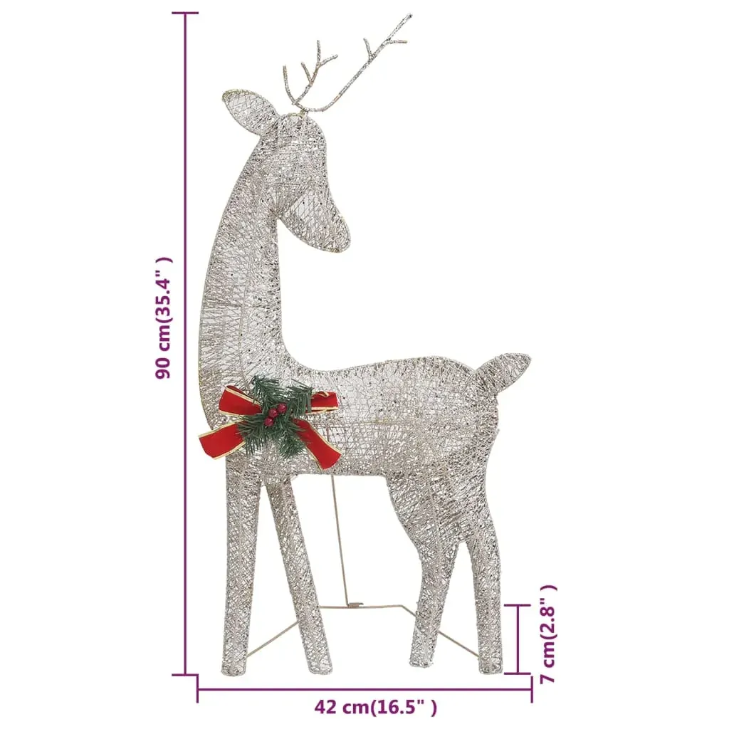 Christmas Reindeer Family 270x7x90 cm Mesh Price