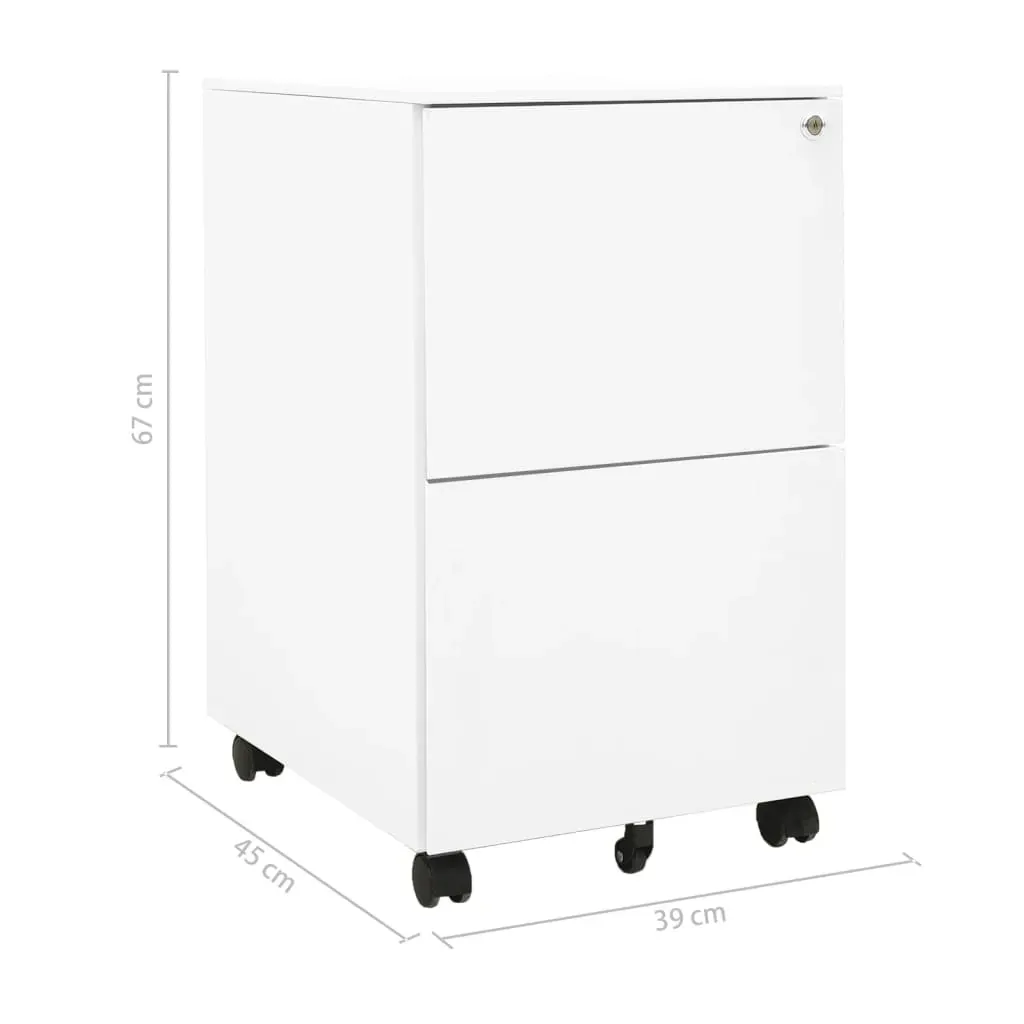 Mobile File Cabinet 39x45x67 cm Steel Price