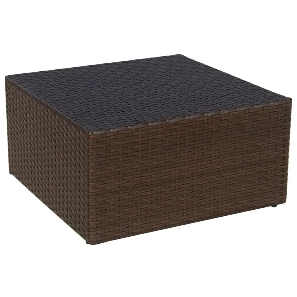 Garden Chair with Stool Poly Rattan Price