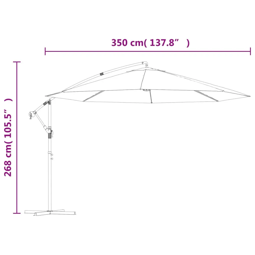 Cantilever Umbrella 3.5 m Price