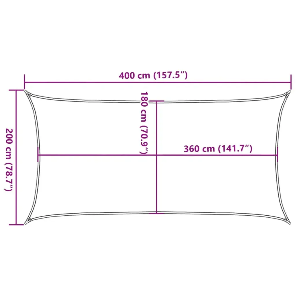 Sunshade Sail HDPE Rectangular Price