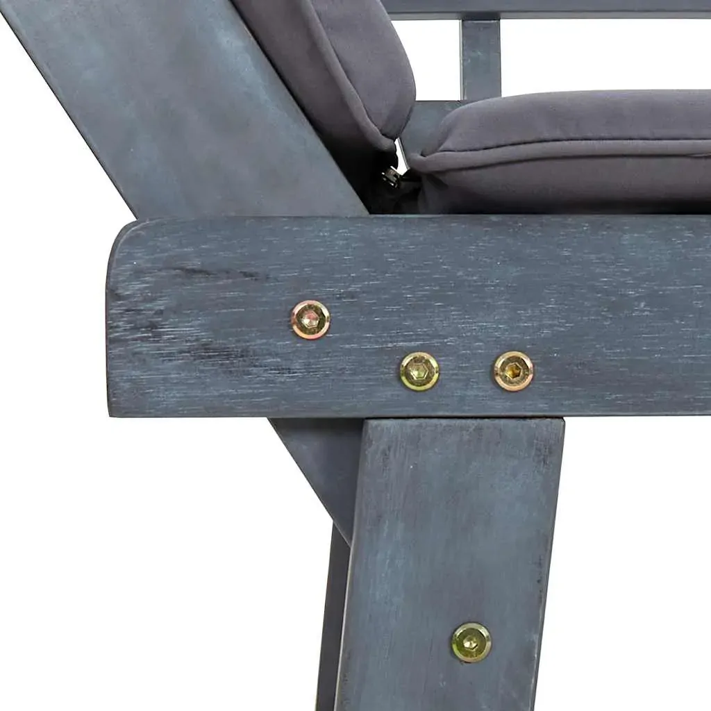 Garden Bench with Cushions 2-in-1 190 cm Solid Acacia Wood Price
