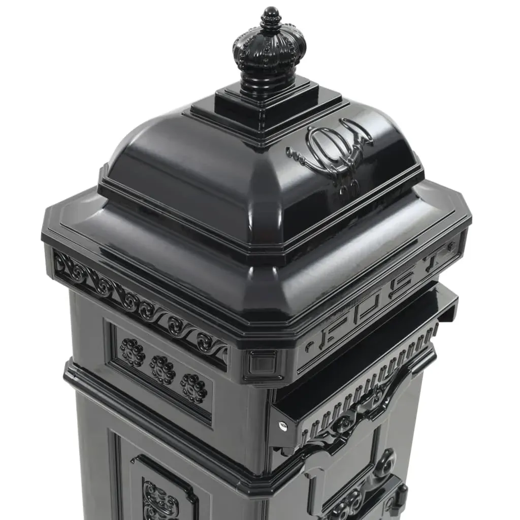 Pillar Letterbox Aluminium Vintage Style Rustproof Price