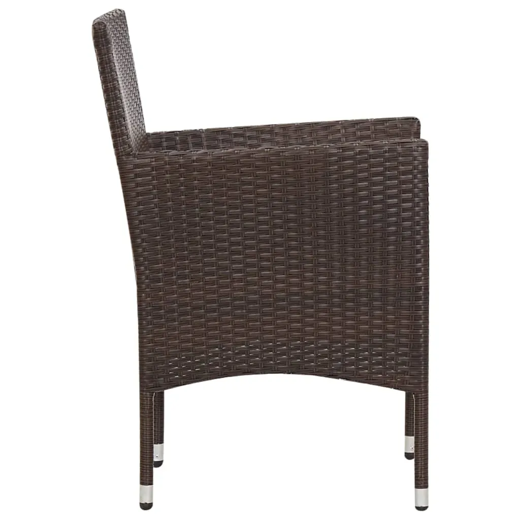4 Piece Garden Lounge Set With Cushions Poly Rattan Price