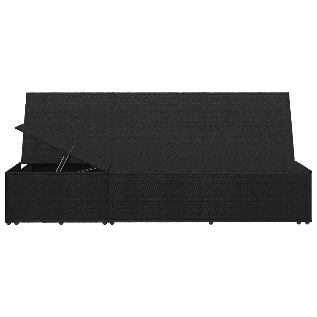 Convertible Sun Bed with Cushion Poly Rattan Price