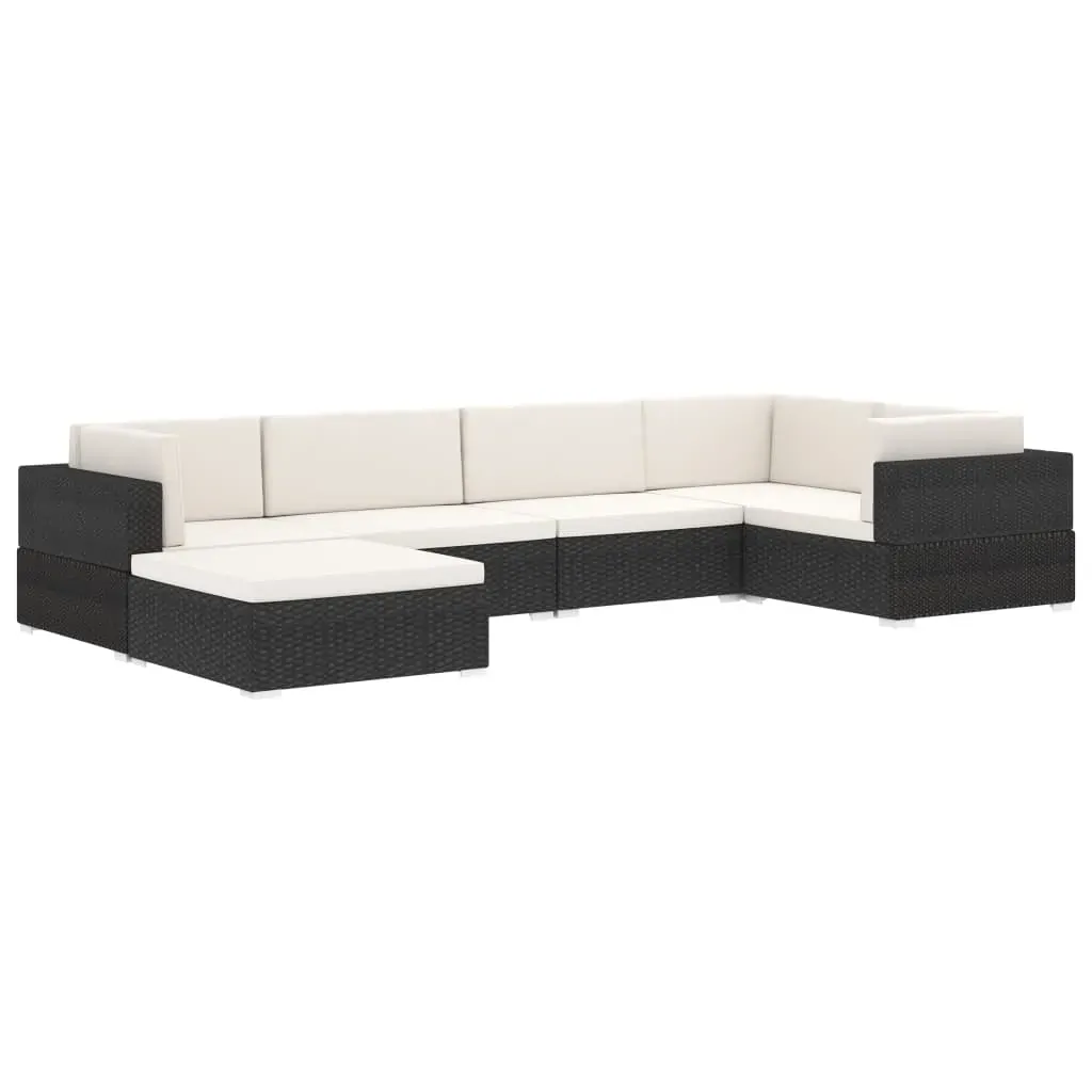 Sectional Footrest 1 pc with Cushion Poly Rattan Price