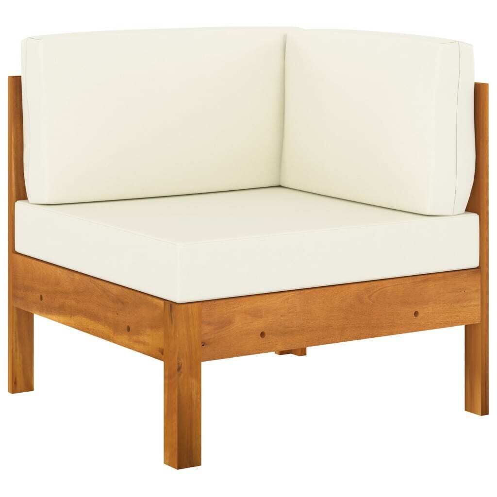 Garden Sofa Bench with Cushions Solid Acacia Wood Price