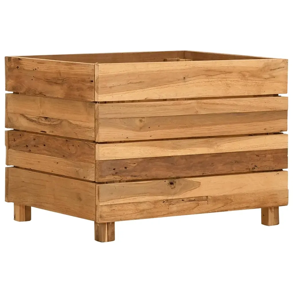 Raised Bed Recycled Teak and Steel Price