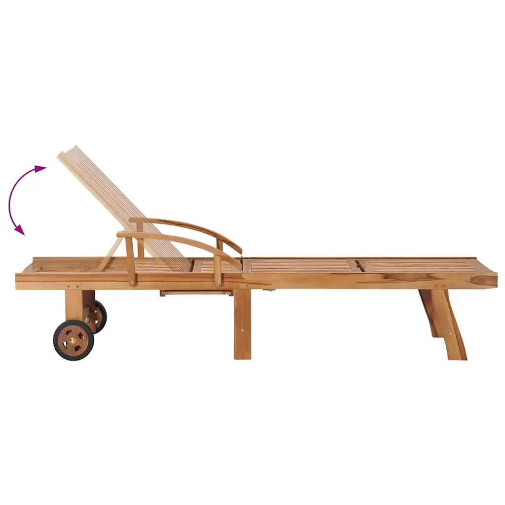 Sun Lounger Solid Teak Wood Price