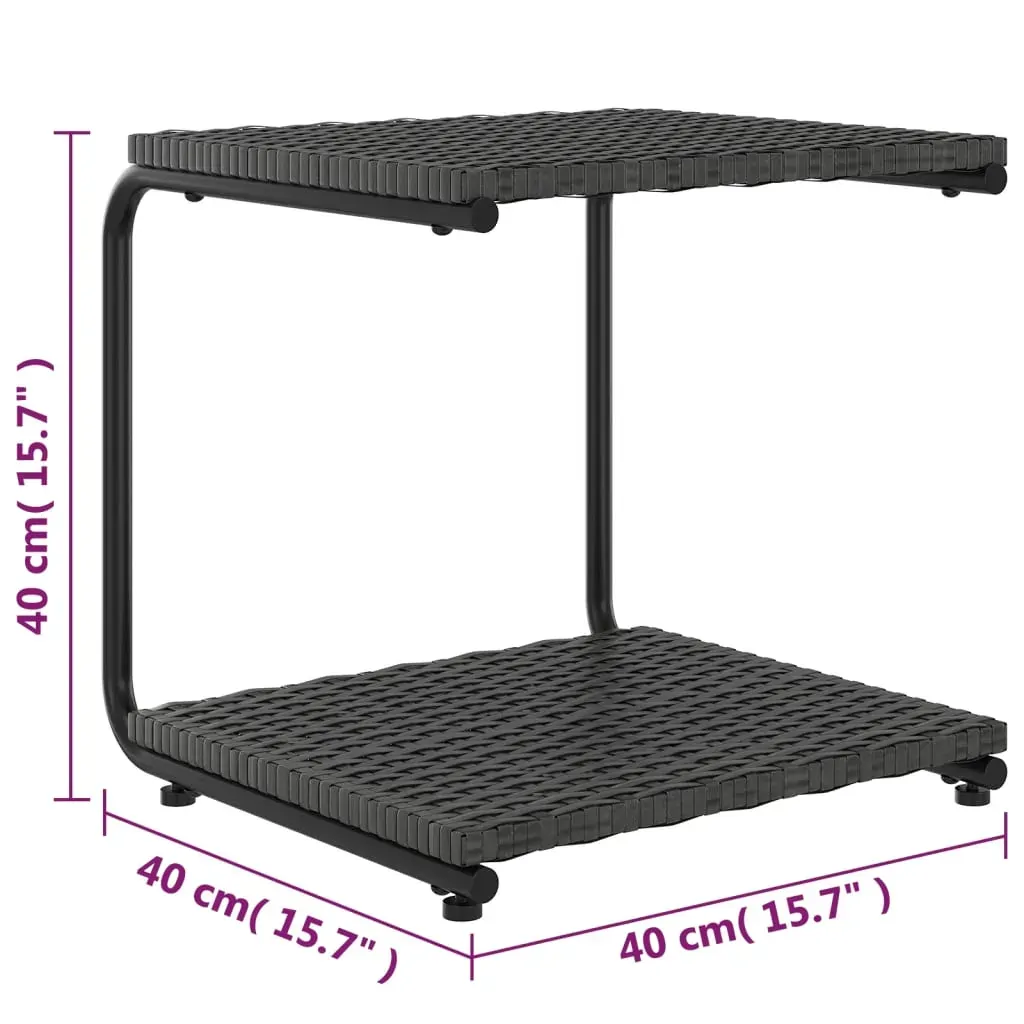 2-Person Garden Sun Bed with Cushions Poly Rattan Price