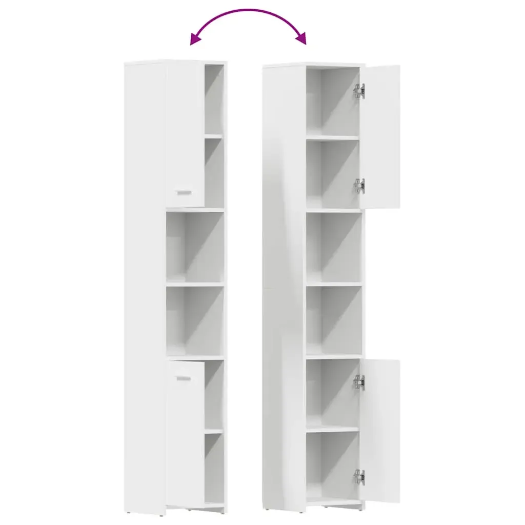 Bathroom Cabinet 30x30x183.5 cm Engineered Wood Price