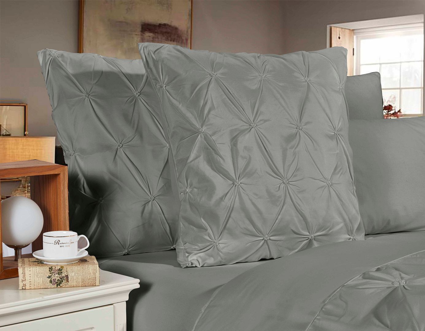 Diamond Pintuck Premium Ultra Soft Pillowcases 2-Pack Price