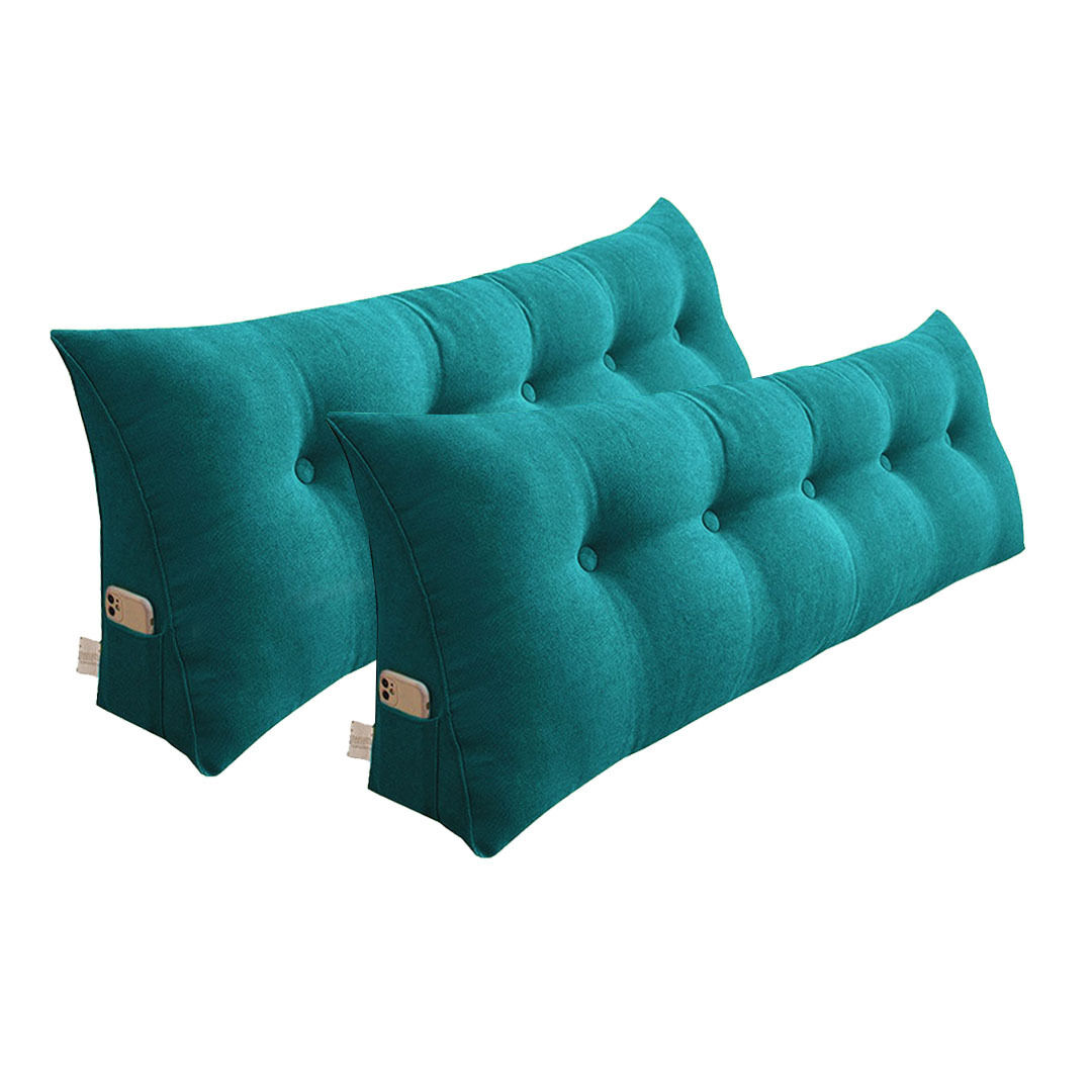 180cm Triangular Wedge Bed Pillow Headboard Backrest Bedside Tatami Cushion Home Decor Price
