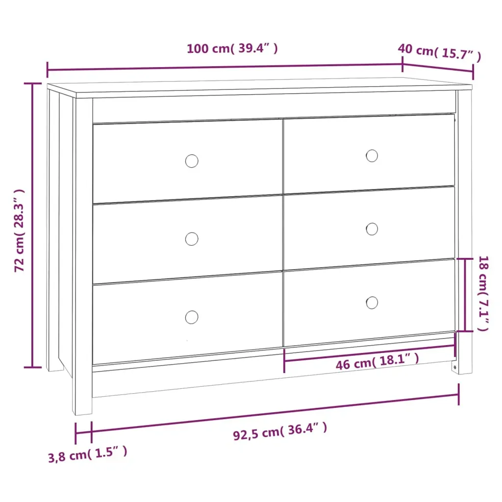 Side Cabinet Solid Wood Pine Price