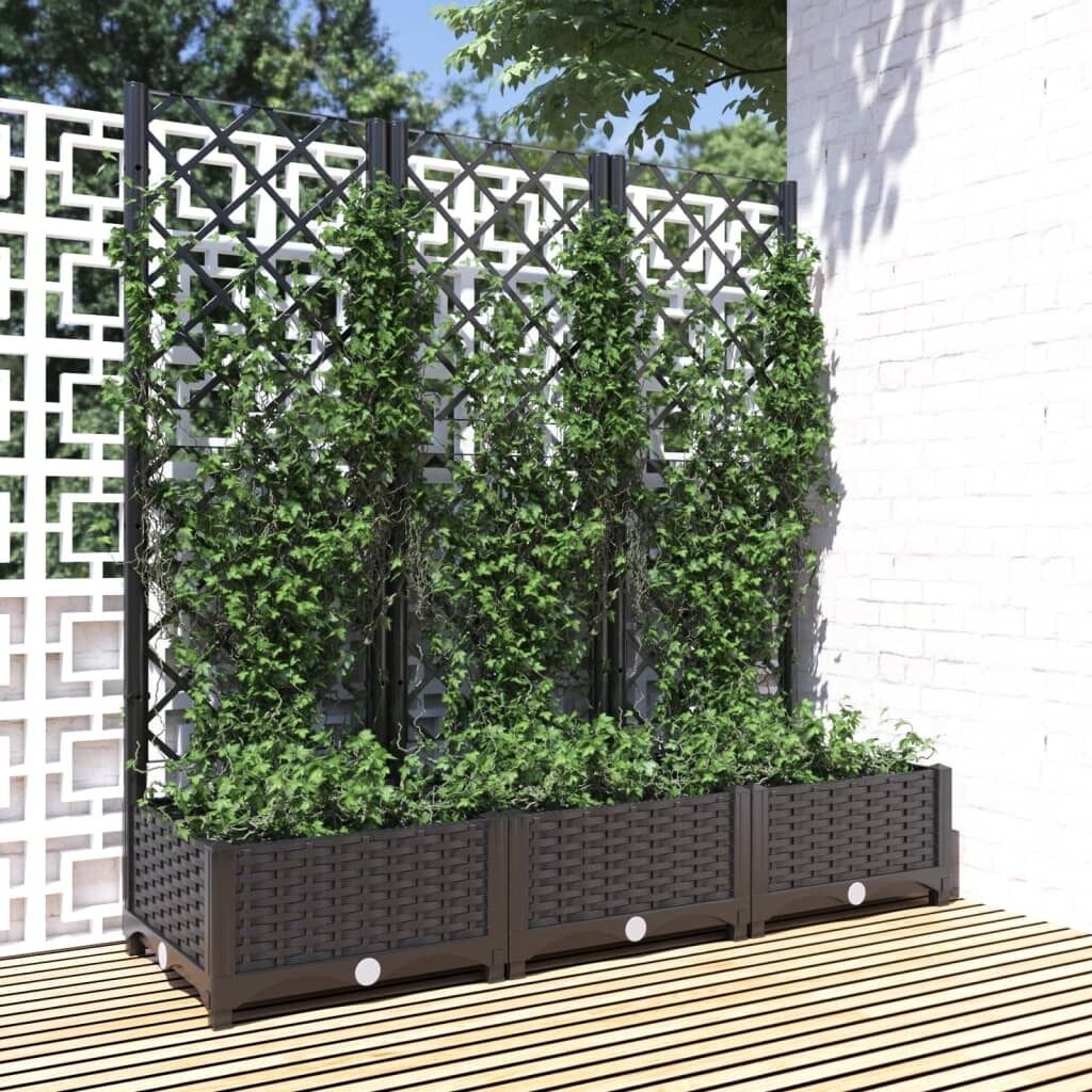 Garden Planter with Trellis PP Price