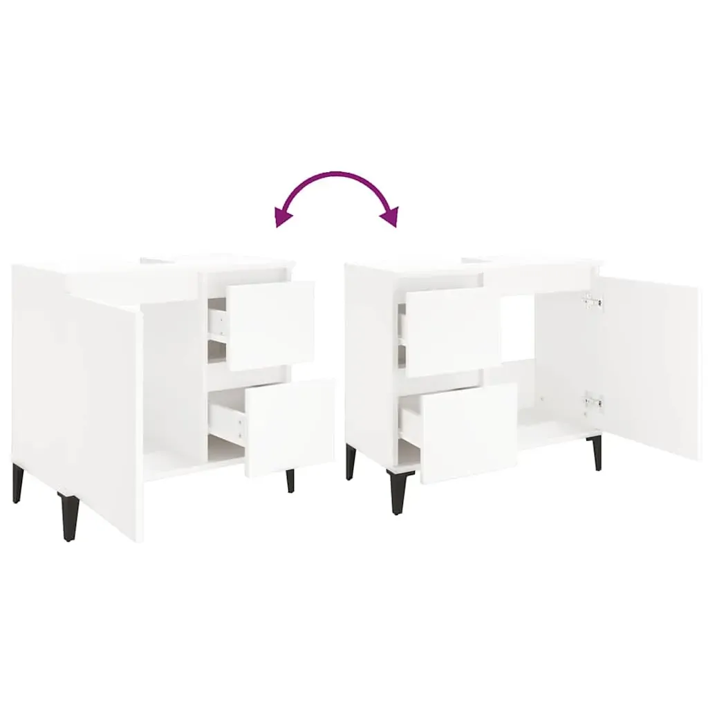 Bathroom Cabinet 65x33x60 cm Engineered Wood Price