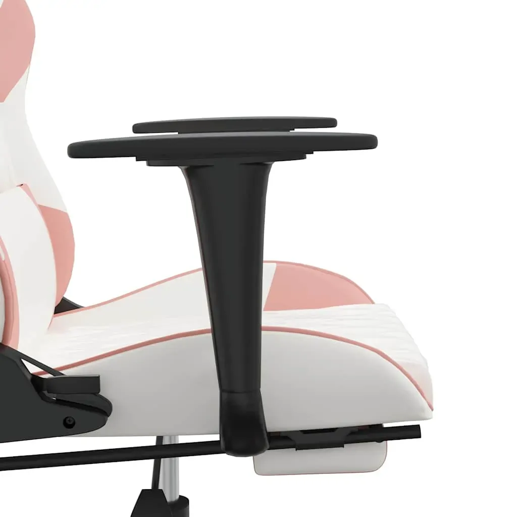 Massage Gaming Chair with Footrest Faux Leather Price