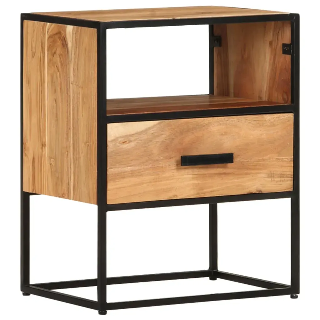 Bed Cabinet 40x30x50 cm Solid Acacia Wood Price