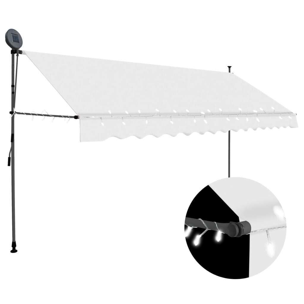 Manual Retractable Awning with LED Price