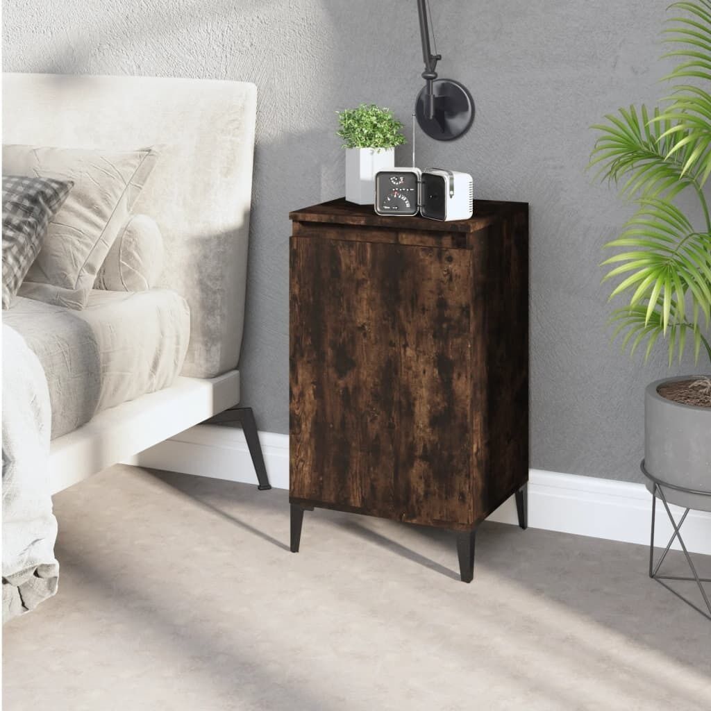 Bedside Cabinet White 40x35x70 cm Engineered Wood Price