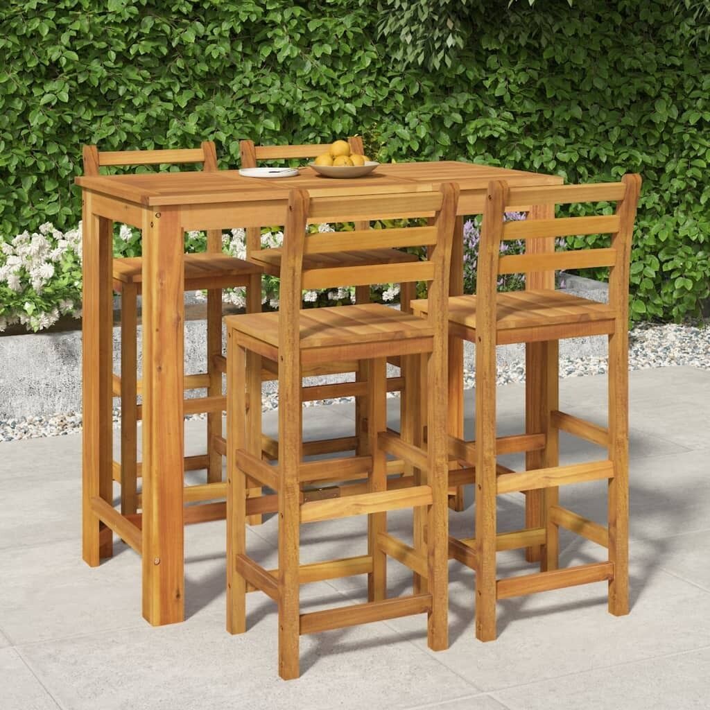 Garden Dining Set Solid Wood Acacia Price