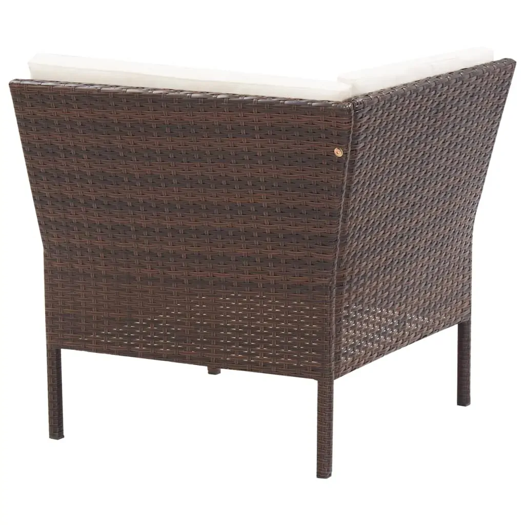 8 Piece Garden Lounge Set with Cushions Poly Rattan Price