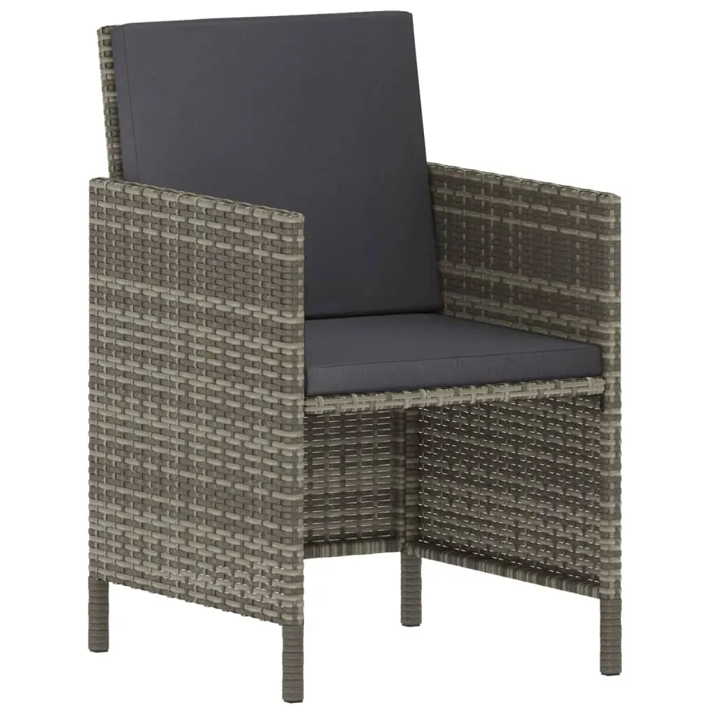 6 Piece Garden Dining Set with Cushions Poly Rattan Price
