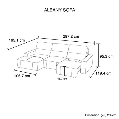 Albany Sofa Leather with Tan Color Price