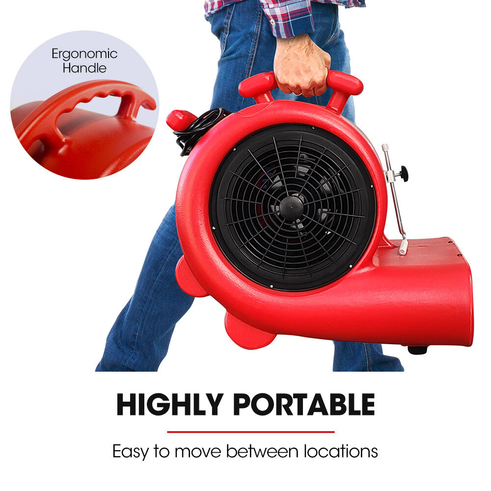 Baumr-AG 3-Speed Carpet Dryer Air Mover Blower Fan, 1300CFM, Sealed Copper Motor, Poly Housing Price
