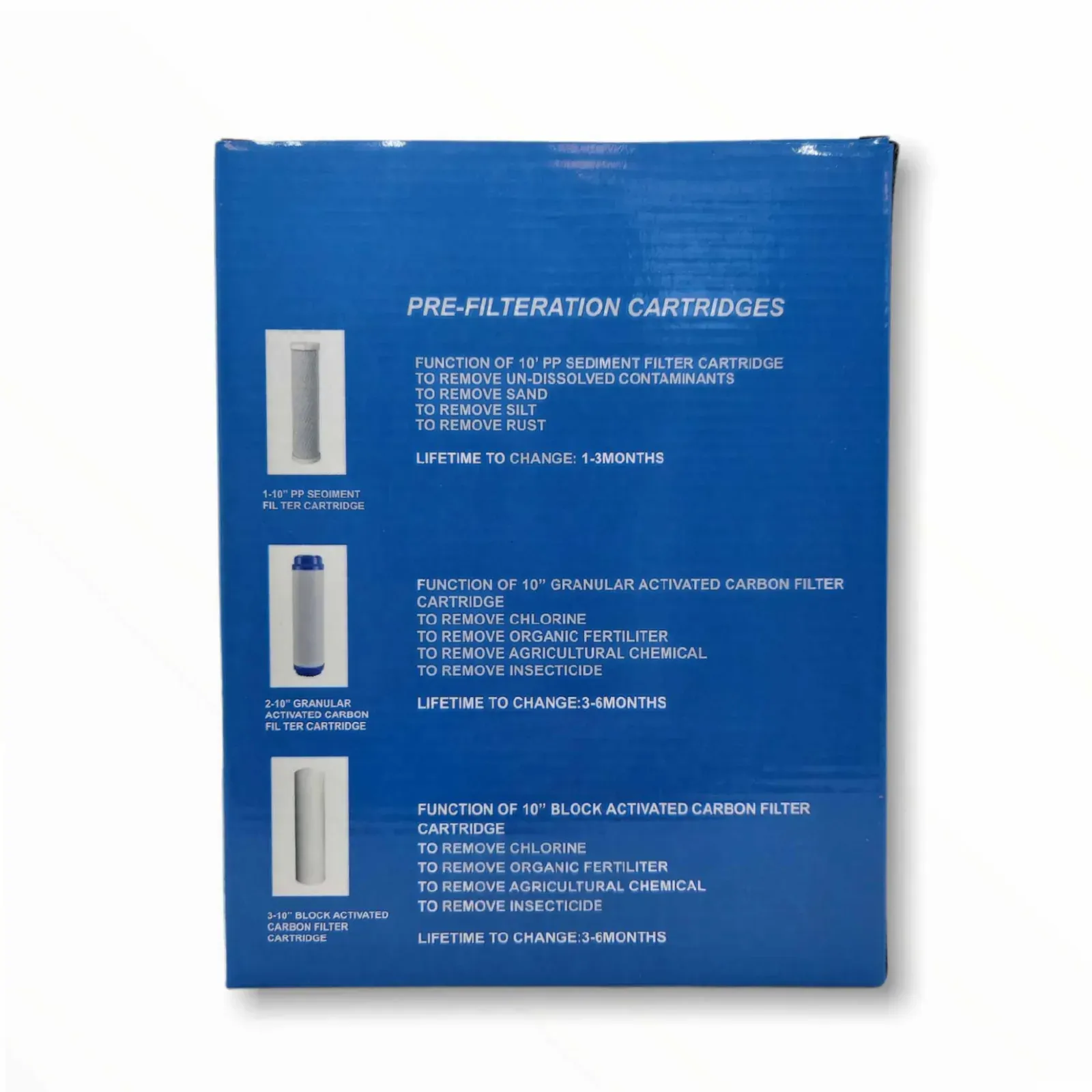 10" RO Water Filter Cartridge Replacement Set 3/4/5/6 Stage Reverse Osmosis 3 Pk Price