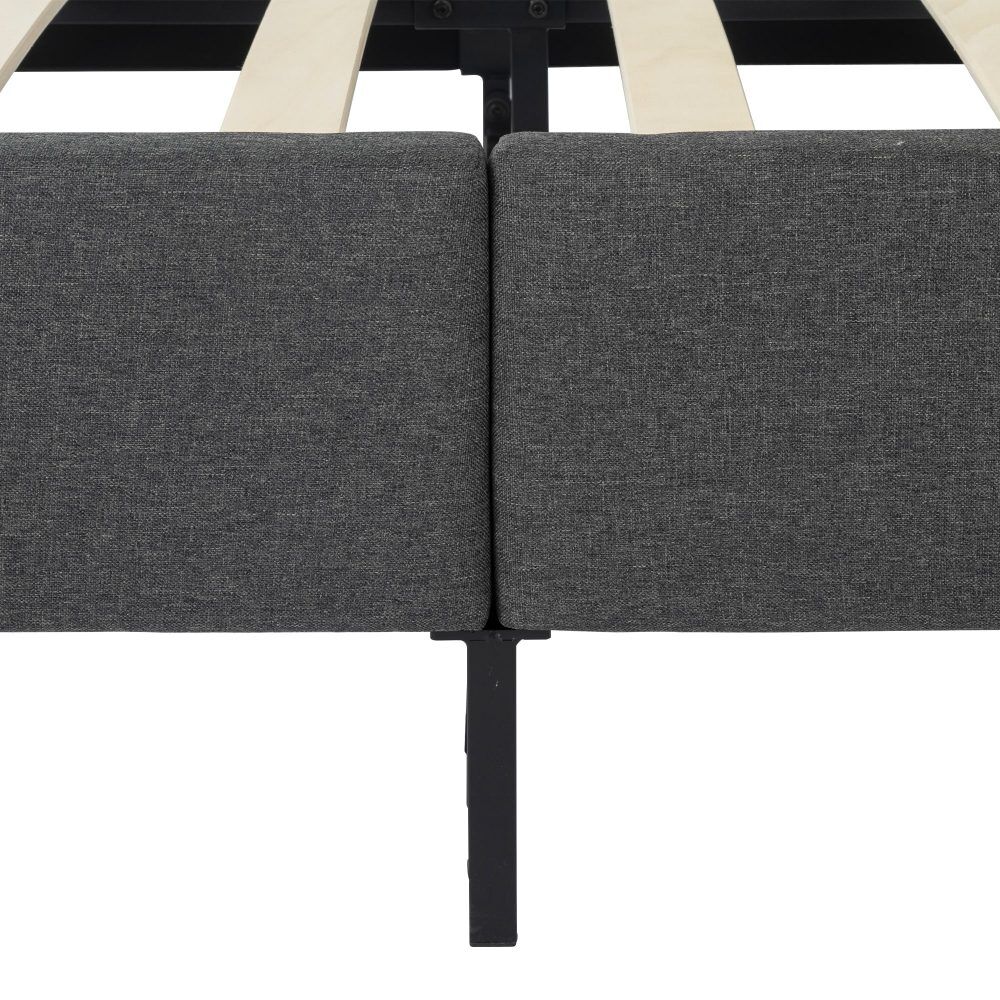 Bed Frame Mattress Foundation (Dark Grey) – Double Price