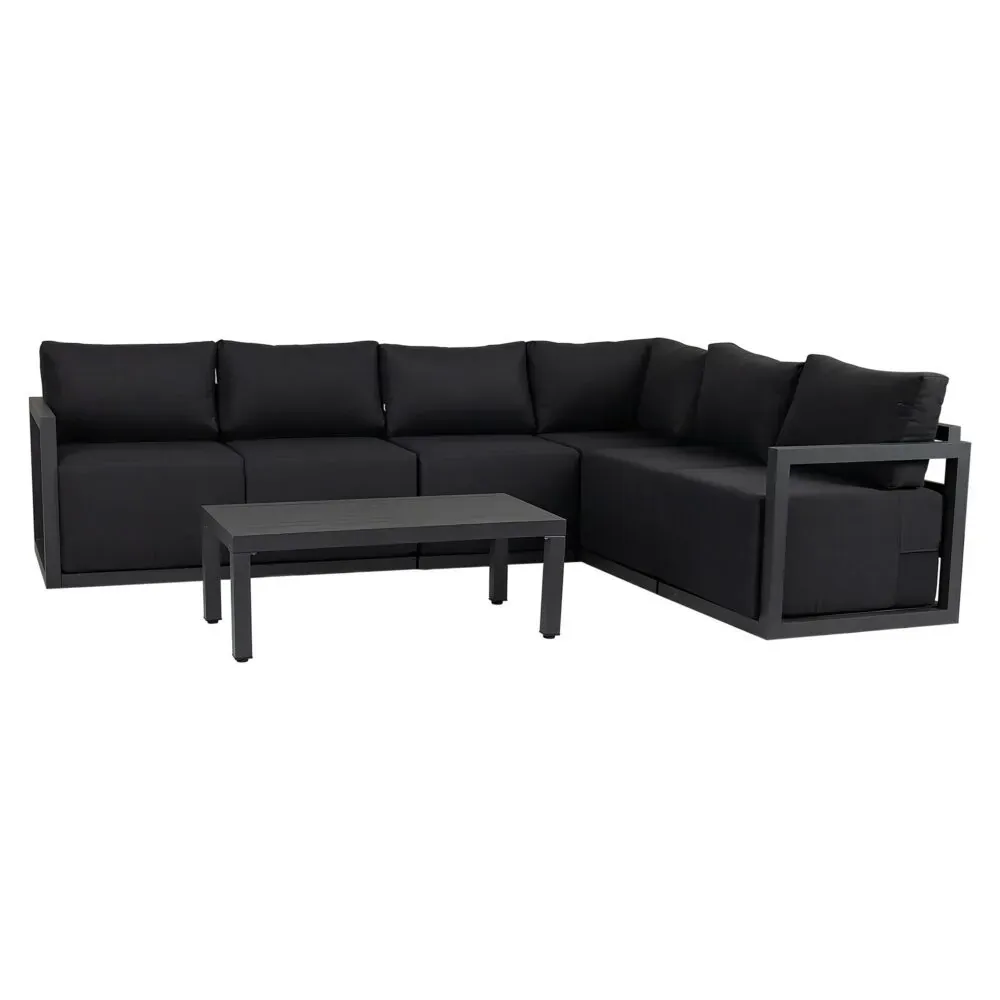 Contemporary All-Weather Lounge Set White Price