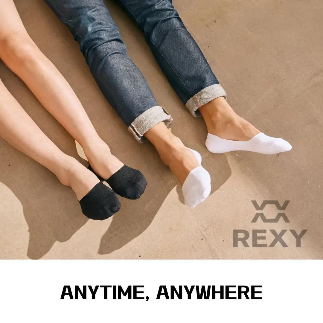 10X Rexy Daily No Show Ankle Socks Large Non-Slip Breathable MULTI COLOUR Price