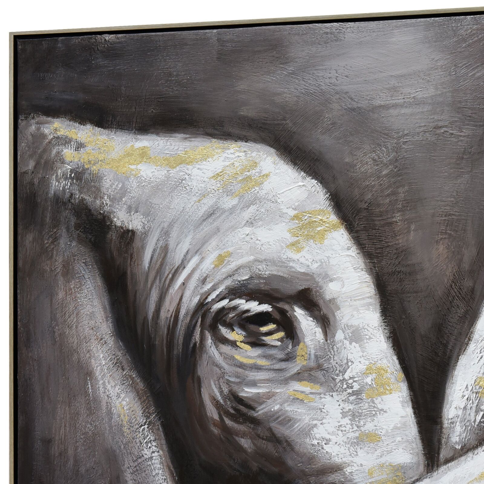 120X80cm Tusker Ties Champagne Framed Hand Painted Canvas Wall Art Price